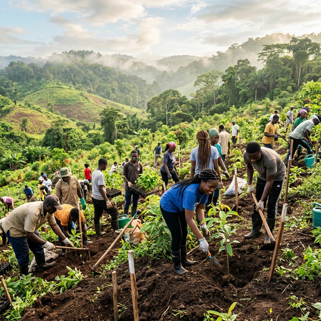 Ghana reforestation project